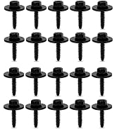 Yiwview 20PCS Fender Liner Screws, Auto Body Fender Screws Bolt Fasteners Replace #11570498 Ford ...