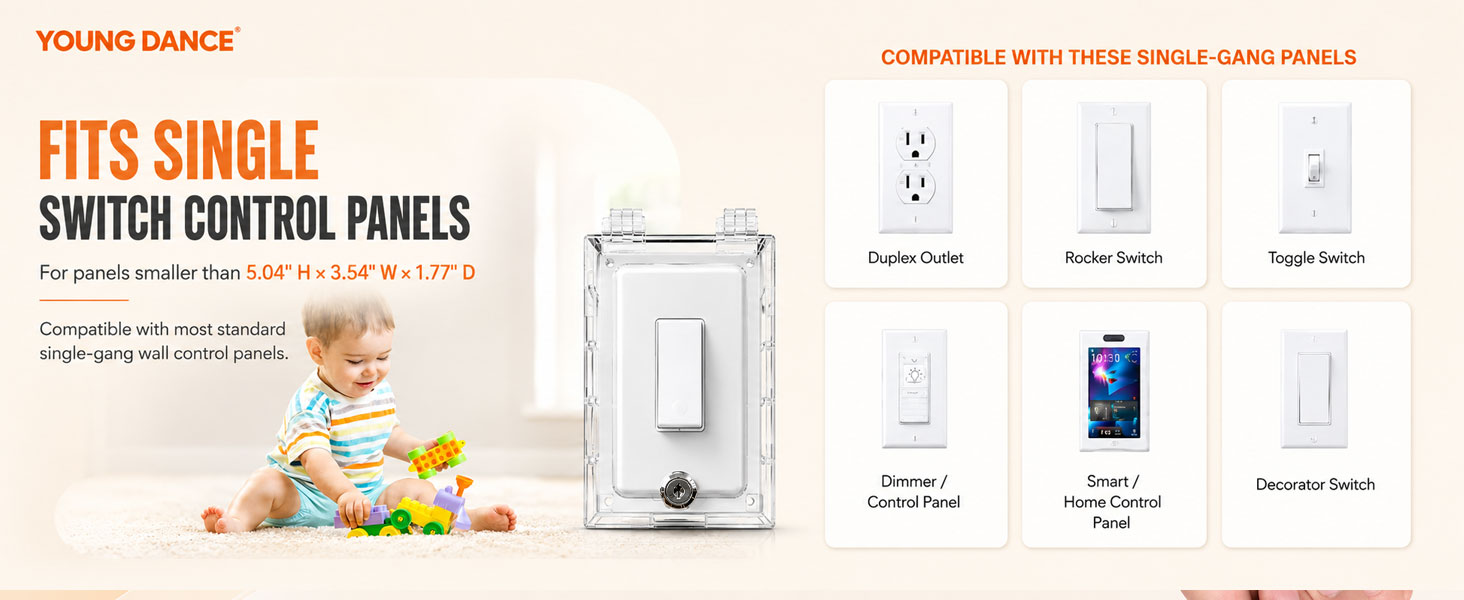 light switch cover guard