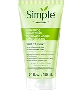 Simple Kind to Skin Face Wash Cleanser for All Skin Types Moisturizing Cleanses and Hydrates 5 oz