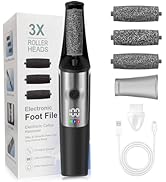 Electric Foot Callus Remover,Smooth Pedicure Wand Rechargeable Electric Foot File,Professional Pe...