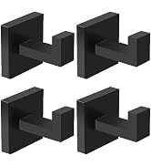 IBosins 4 Pack Towel Hooks Hand Towel Holder for Bathroom Wall Livingroom Bedroom Kitchen Closet ...