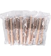 Bulk Round Hair Brushes Individually Wrapped, 8 inch Hair Brush Bulk, Hair Brush for Women, Girls...
