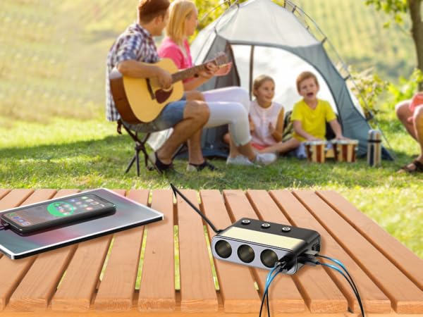 Cigarette Splitter C28 3USB 2