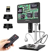 Andonstar AD249S-M 3 Lens HDMI Digital Microscope 2000x with Endoscope, 2160P UHD Video Record 10...