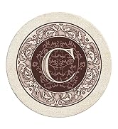 Thirstystone Monogram Letter C Absorbent Sandstone Coaster 4-Pack Made in The USA Decorative, Abs...