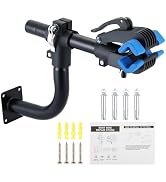 MAOPINER Curved Bike Repair Stand, Wall Mount & Bench Mount Bike Workstand with Adjustable Clamp,...