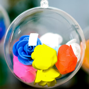 Plastic Fillable DIY Craft Ball