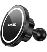 iGoevo Magnetic Phone Mount with 20mm Ball Base – Ultra-Stable Anti-Slip Magnetic Holder, Compati...