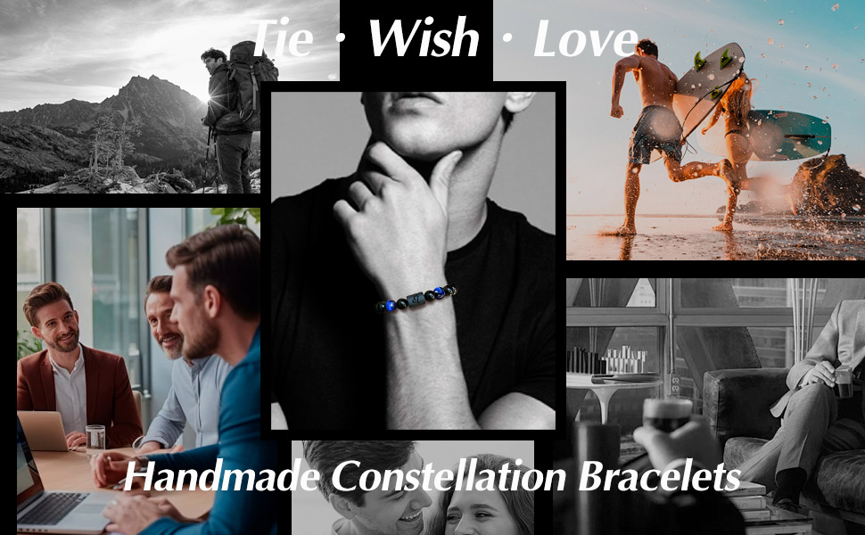 zodiac bracelet constellation bracelet men