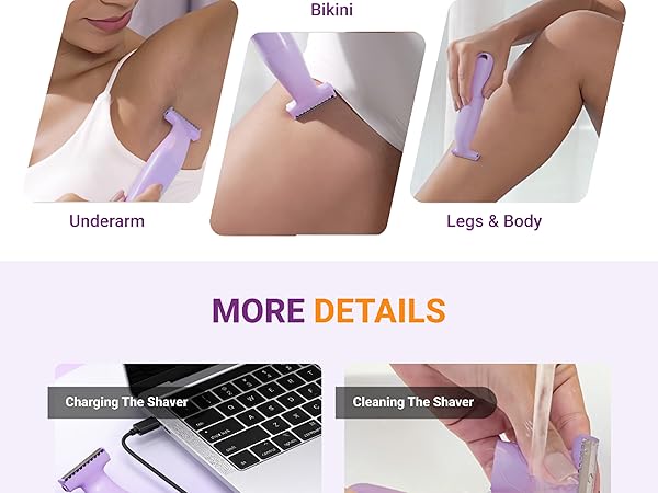 The specially designed 115° curved head fits every contour of your body