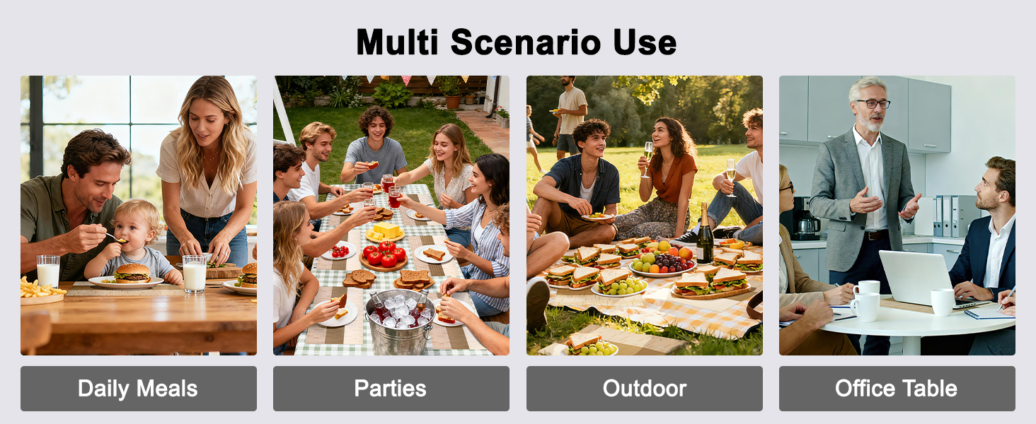Multi Scenario Use table placemats place mats