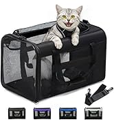 Conlun Cat Carrier Bag,Soft-Sided Pet Carriers for Dogs with 4-Sided Mesh,Airline Approved Cat Tr...