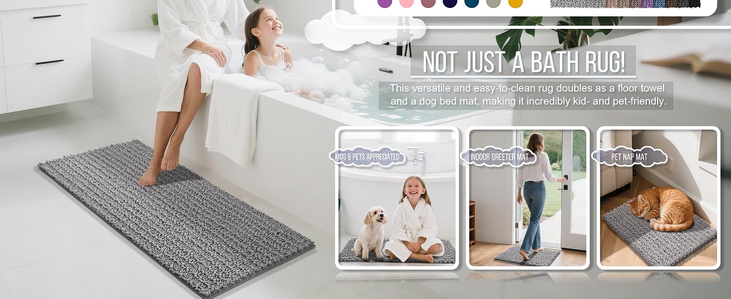 bathroom rug shapes