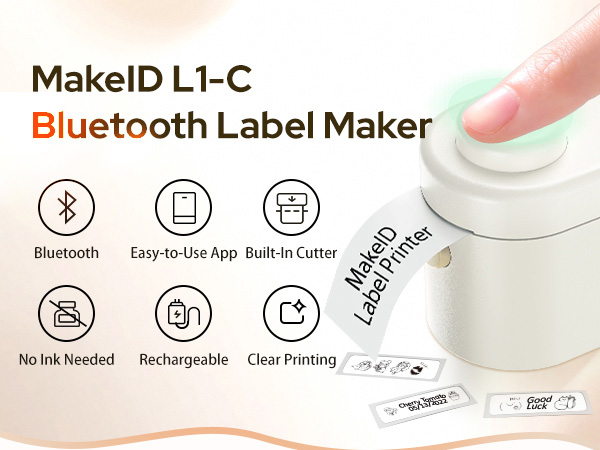 makeid l1 label maker machine tape mini small