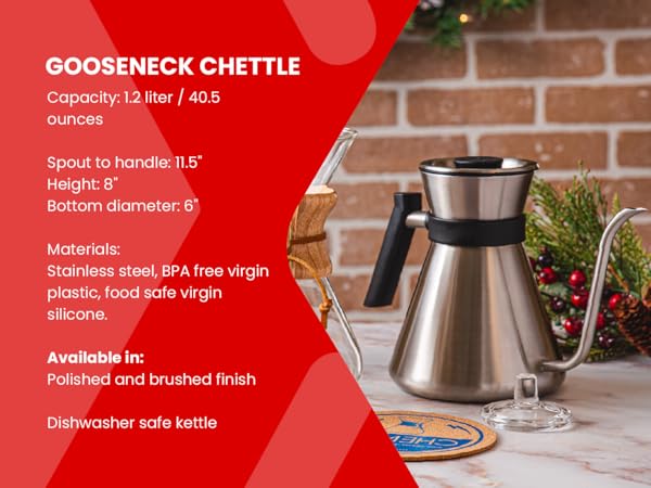 chemex coffee maker pour over brewer filters carafe glass kettle reusable classic drip coffee