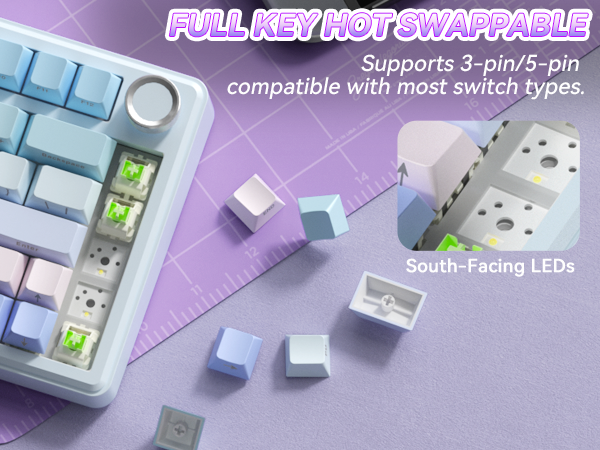 hot swappable mechanical keyboard
