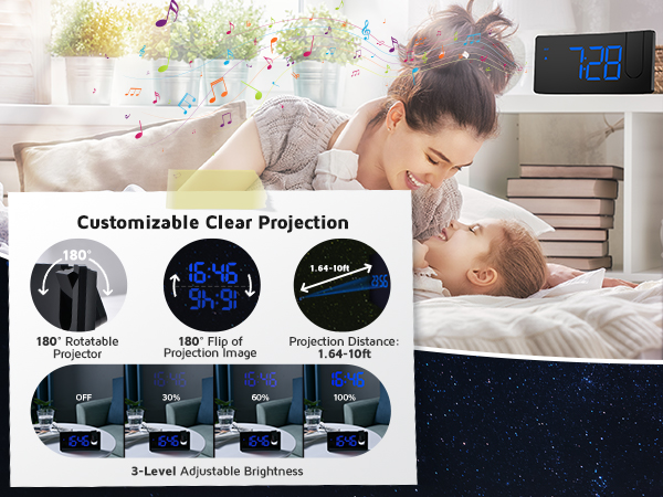 Projection Alarm Clock