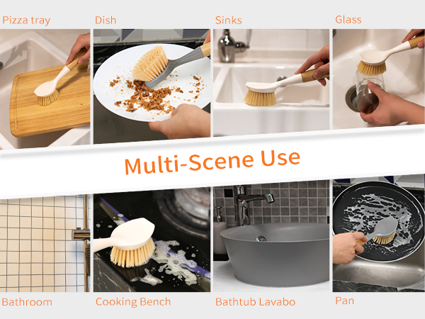 Kitchen Brushes for Dishes are Wide Usage,They are Powerful Decontamination Cleaning Tools.