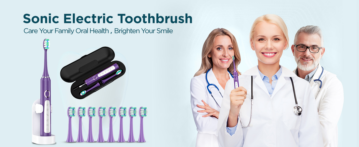Electric toothbrush for adults