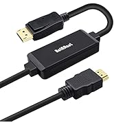 Active 4K HDMI to Displayport 1.2 Converter Adapter Cable 6FT/1.8M, BolAAzuL HDMI Source to Displ...