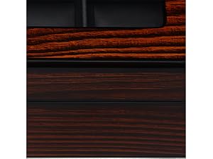 BEWISHOME 6-Slot Watch Box, 3 Mens Jewelry Box, Watch Box Organizer for Men Watch Case with Glass