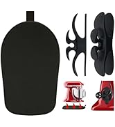 Sliding Mat for Kitchenaid Mixer with 2 Black Kitchen Accessories, Mover Slider Pad for Kitchenai...