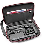 SYMIK Carrying Case for Insta360 X5 X4, Anti-Water Splash, Anti-Shock Compact Travel Bag w/Should...