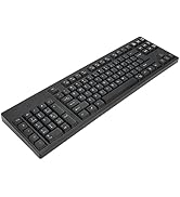 Sanpyl LeftHanded Keyboard, 109 Keys, Ergonomic Design, Micro USB, Office