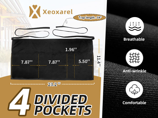 Xeoxarel Unisex Waitress Apron
