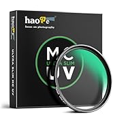 Haoge 49mm Ultra Slim MC UV Protection Multicoated Ultraviolet Lens Filter for Leica Q3 43 Q2 Son...