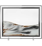 Coitak Moving Sand Art Picture, Dynamic Sand Picture, Golden Desktop Sand Art for Home Decor and ...