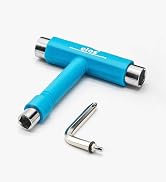 All-in-One Skate Tool - a Portable t Tool kit for Longboard Skateboard with T-Type Allen Wrench