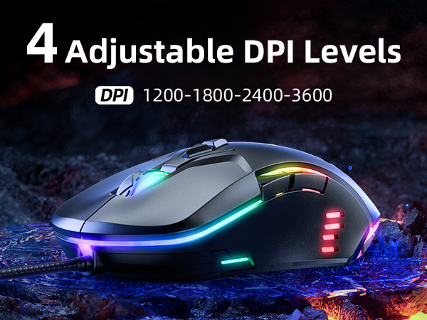 4 Adjustable DPI