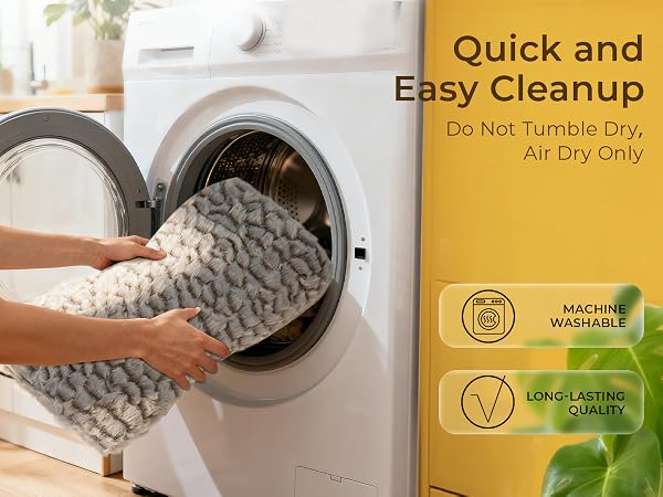 machine washable easy clean