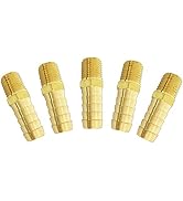 Barb Adapter 1/8" NPT Male x 3/8" Barbed Brass Hose Fitting 5pcs