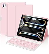 FUWANG Keyboard Case for iPad Pro 13 Inch (M4) 2024, Magnetic Detachable for iPad Pro 13 inch Cas...