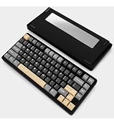 ELECFOX MK INKY75 Mechanical Keyboard with Full Aluminum Wireless Mechanical Gaming Keyboard, 75%...