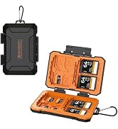K&F Concept Memory Card Case - 25 Slot Carrying Case for SD, CF, CFexpress, Micro SD, Nano SIM & ...