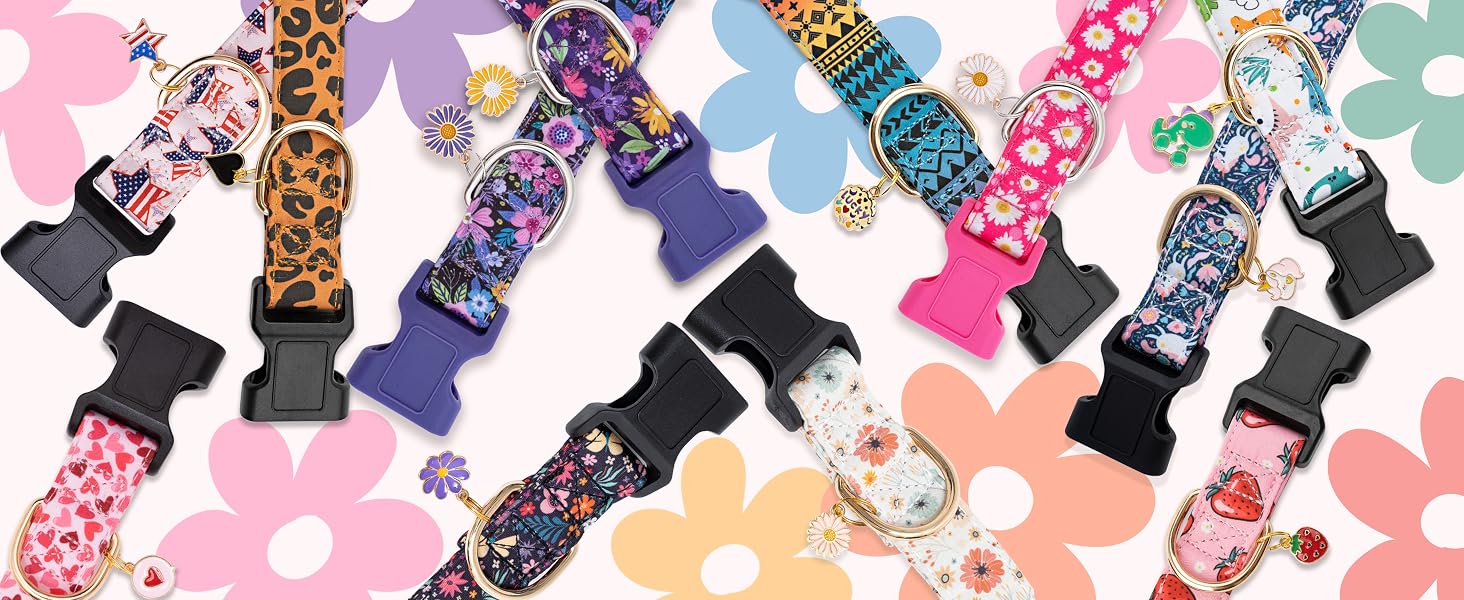 cute dog collar girl dog collar female dog collar for small dogs spring dog collar summer collar