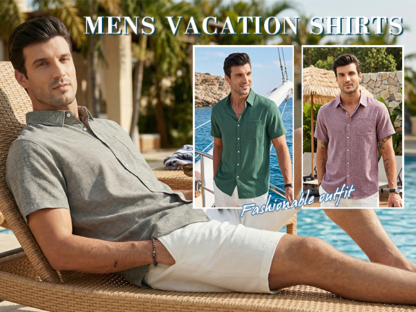 mens vacation shirts