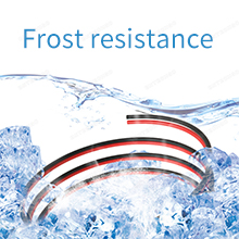 22 Gauge 2 conductor parallel silicone wire Low temperature resistance,in extreme cold -60 degree