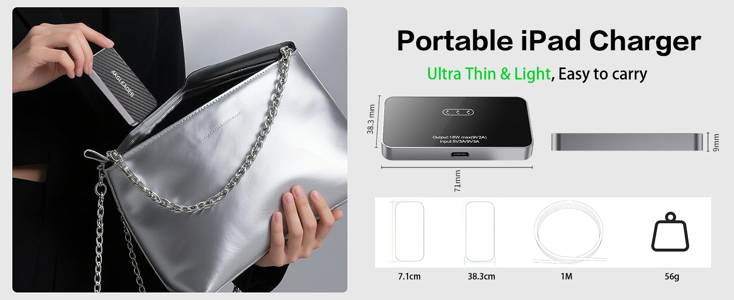 Magnetic Wireless Charger for iPad