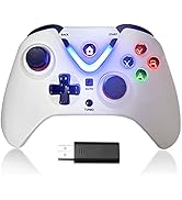 ROTOMOON Wireless Game Controller with LED Lighting Compatible with Xbox One S/X, Xbox Series S/X...