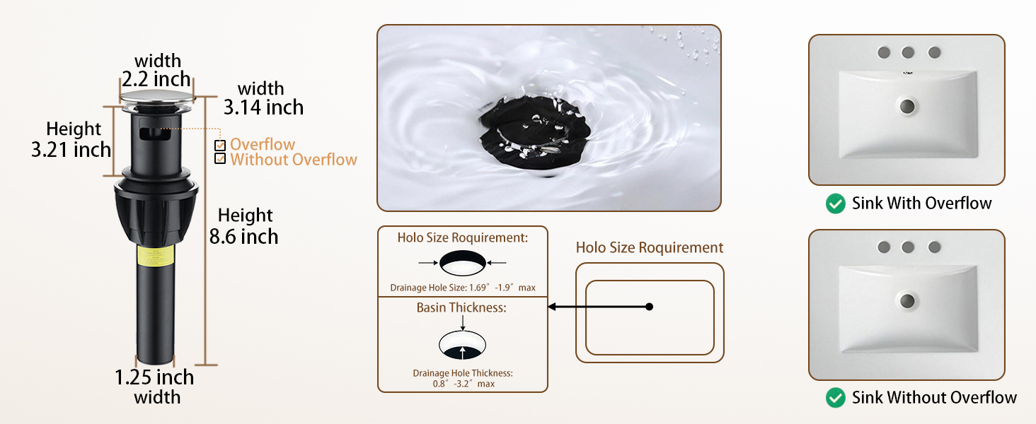 1 hole sink faucet