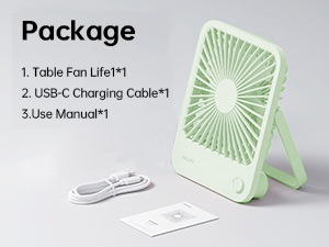 portable desk fan