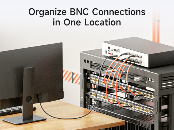 5-Pack Gold-Plated BNC Keystone Jack Inserts