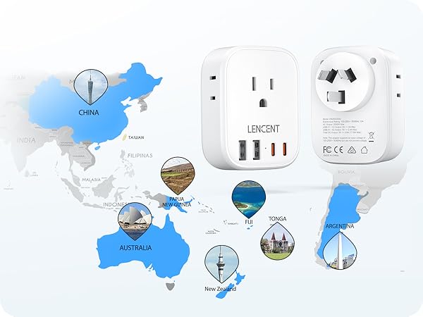 Australia travel adapter