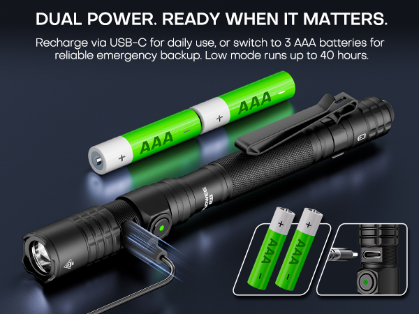 EDC PEN LIGHT FLASHLIGHT