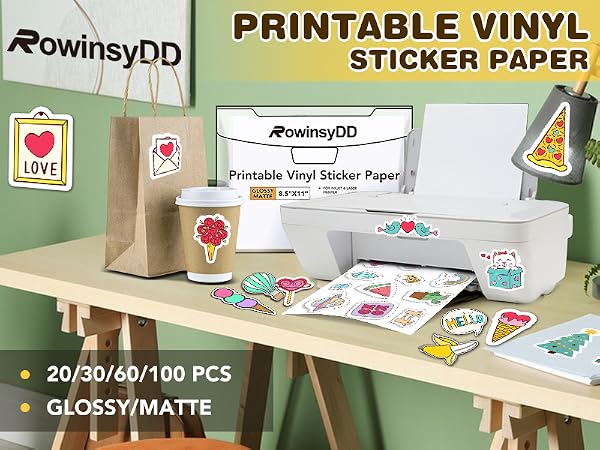 printable vinyl sticker paper