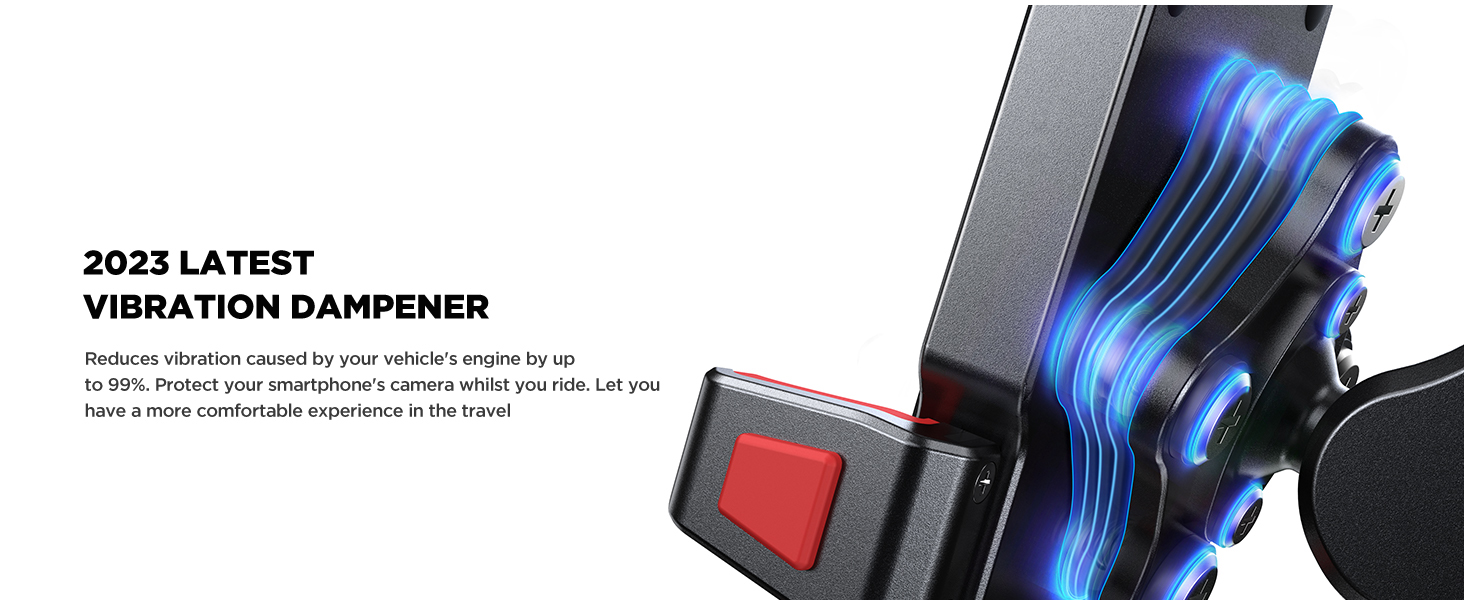 motorcycle phone mount with vibration, motorcycle phone holder